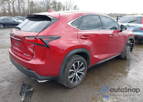 2015 Lexus Nx 200T F Sport z USA, uszkodzony, nr VIN JTJBARBZ6F2008040